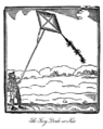 Image 32Woodcut print of a kite from John Bate's 1635 book The Mysteryes of Nature and Art (from History of aviation)