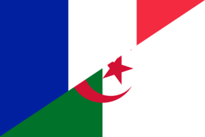 Flag of France and Algeria