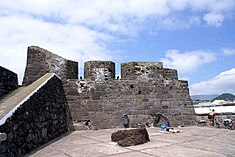 Forte do Negrito, muralha, São Mateus da Calheta, Angra do Heroísmo, ilha Terceira, Açores, Portugal.jpg