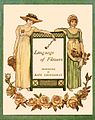 Strona tytułowa Language of Flowers Kate Greenaway (1884)
