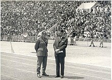 Army Chief Habis Majali and Prime Minister Wasfi Tal during a military parade in 1970, two widely acclaimed national figures. HabisAlMajali&WasfiAlTall.jpg