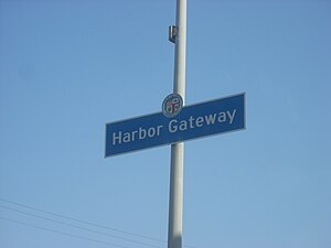 English: Picture of Harbor Gateway neighborhoo...