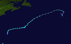 Parcours de la tempête tropicale Harvey