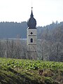 Katholische Pfarrkirche St. Valentin mit Mauer