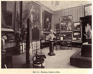Innenansicht des Suermondt-Museums um 1901