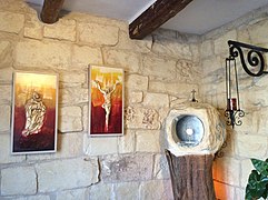 Interior of the Chapel of the Adoration (farmhouse)