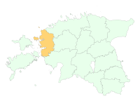 Localização de Região de Ocidental Läänemaa
