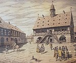 La Laub en 1665 - Bischwiller.