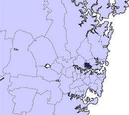 Municipalità di Lane Cove – Mappa