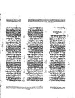 Beginn des Deuteronomiums im Codex Leningradensis