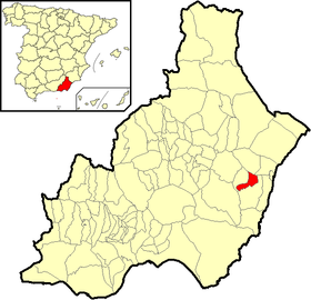 Localisation de Los Gallardos