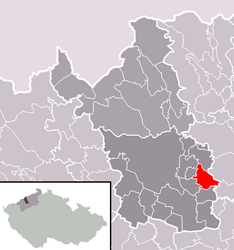 Lužice – Mappa