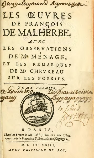Fichier:Malherbe - Les Œuvres, éd. Chevreau, I.djvu