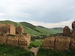 The ruins of the Mandsushir monastery