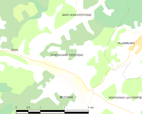 Poziția localității Saint-Hilaire-d'Estissac