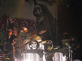 The Misfits performing live in 2012