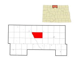 Location of Eidsvold Township