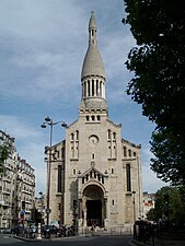 L'église Notre-Dame-d'Auteuil.