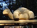 Overloon - Wooden sculpture at Liberty Park
