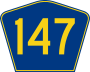 Highway 147 marker