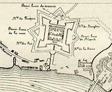Plan de Bayonne par Vauban en 1680 (Archive)