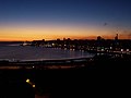 Панорама города Монтевидео ночью
