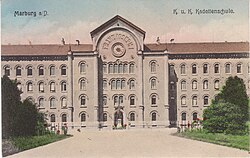 k.u.k. Kadettenschule Marburg, etwa 1910