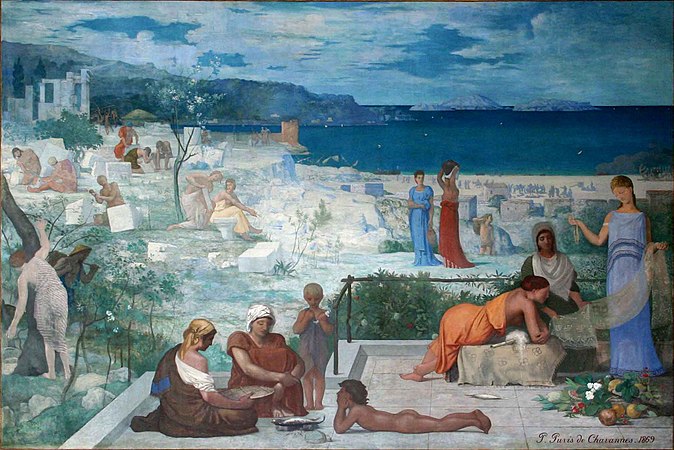 Pierre Puvis de Chavannes Marsiglia colonia greca - 1869