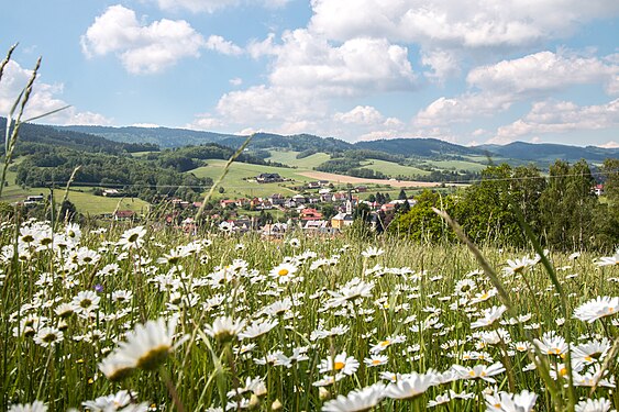 Ratiboř : vue générale.