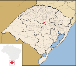 Localização de Tunas no Rio Grande do Sul