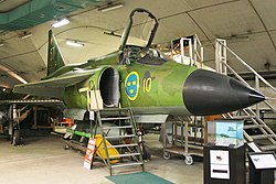 O caça Saab AJ-37 Viggen