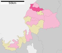 Location of Sakai in Fukui Prefecture