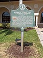 Sarasota Depot site historical marker