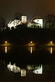 Nachtelijke verlichting van het kasteel