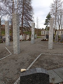 Stele von Stefan Kreier, Friedhof Herisau