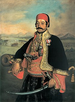 Stevan Knićanin portréja (Uroš Knežević festménye, 1849)