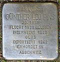 Stolperstein für Günther Leo Pins (Escher Straße 247)