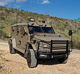 "טיגריס" רכב שטח ממוגן ירי שנקלט בצה"ל ב-2023. וייעודו לשמש ככלי בט"ש ביהודה ושומרון
