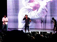 A Tribe Called Quest during a performance in January 2009