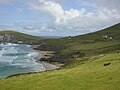 A praia de Com Dhíneol na Península de Dingle