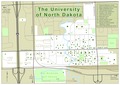 Map of the University of North Dakota