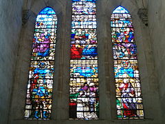 Vitral de la Adoración de los Magos