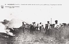 WISSOUS - Incendie de meules, 07-1914