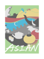 Wikipedia Asian Month Stamp.