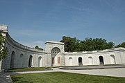 Hemicycle and gates, Arlington National Cemetery, Arlington, Virginia, 1931-36.