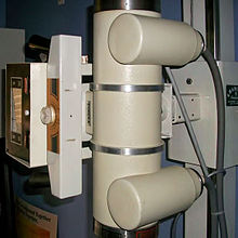 Chiropractors use x-ray radiography to examine the bone structure of a patient. Xray Machine Champion Chiropractic.jpg