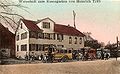 Autobusse beim Rosengarten, um 1908