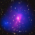 ZwCl 1358+6245 - Immagine composita: raggi X (Chandra), ottica (Hubble)