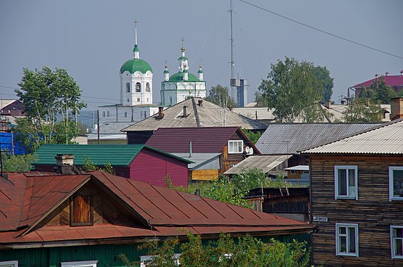 102. Город Енисейск c Богоявленским собором Автор — Exploreman