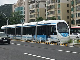 珠海有軌電車の電車（2019年撮影）